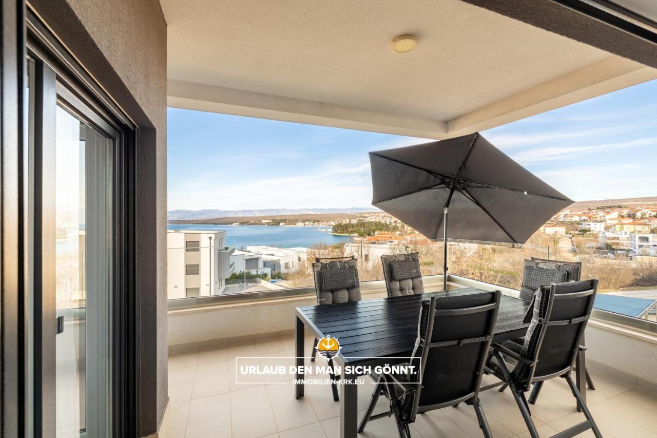Penthouse Panorama Deluxe In Malinska Appartement Buitenkant foto