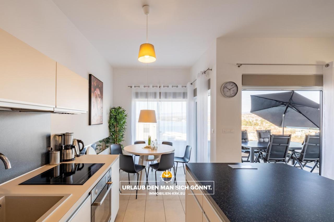 Penthouse Panorama Deluxe In Malinska Appartement Buitenkant foto
