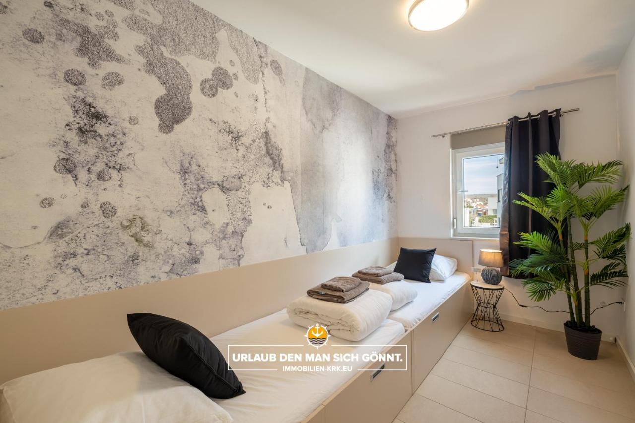 Penthouse Panorama Deluxe In Malinska Appartement Buitenkant foto
